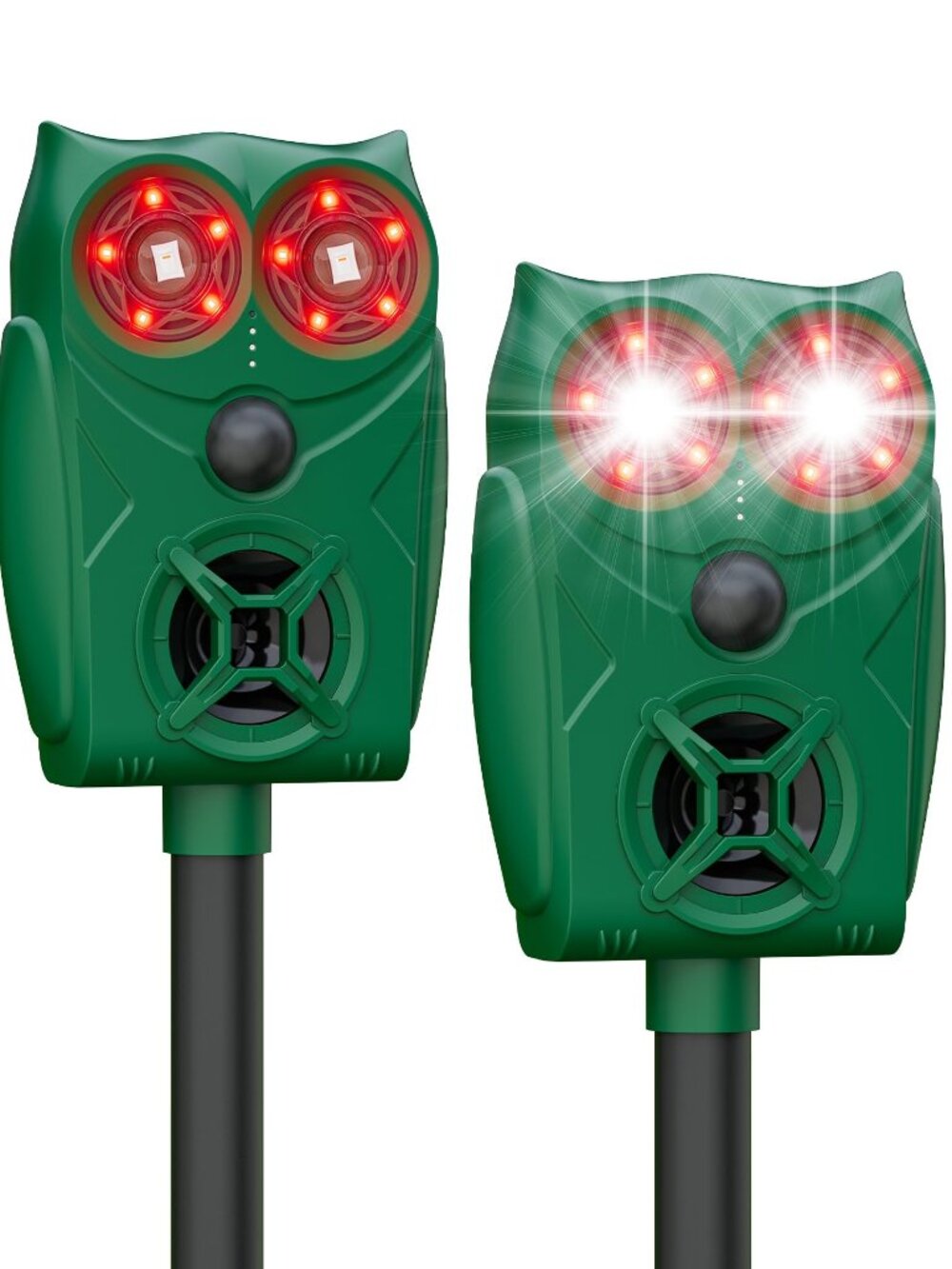 New in box 2 Pack Solar Ultrasonic Animal Repeller with Motion Sensor, Deer Repe
